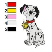 Dalmations Embroidery Design 6